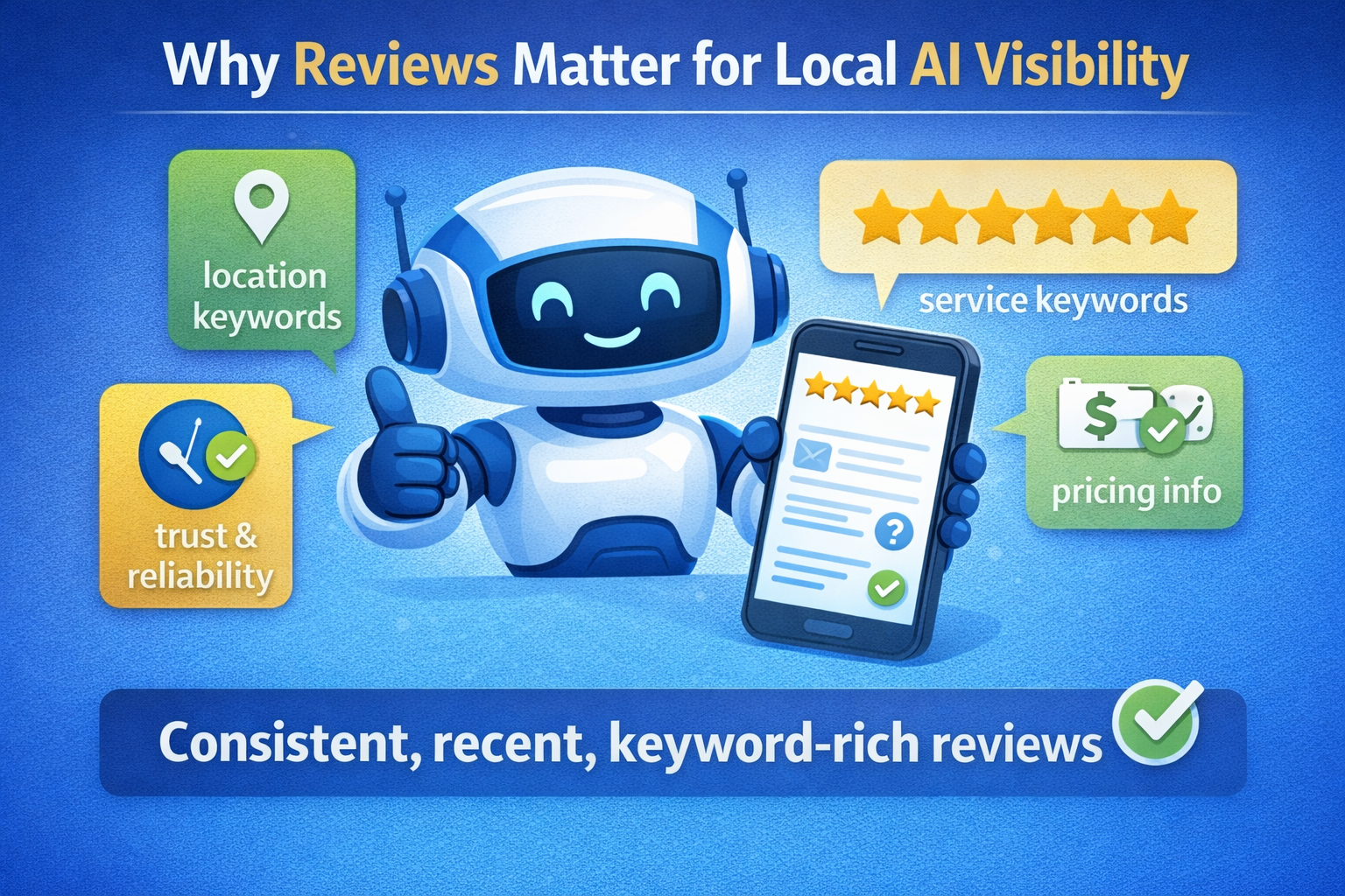 Why reviews matter for AI visibility